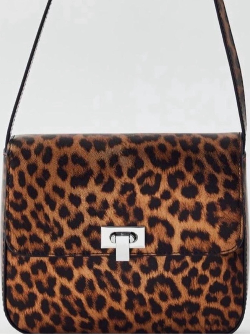 Urban outfitters Leopard Print shoulder Bag - Brown